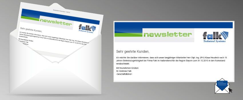 Newsletter für E-Mail-Versand